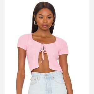 Superdown Audrey Knit Top NWT